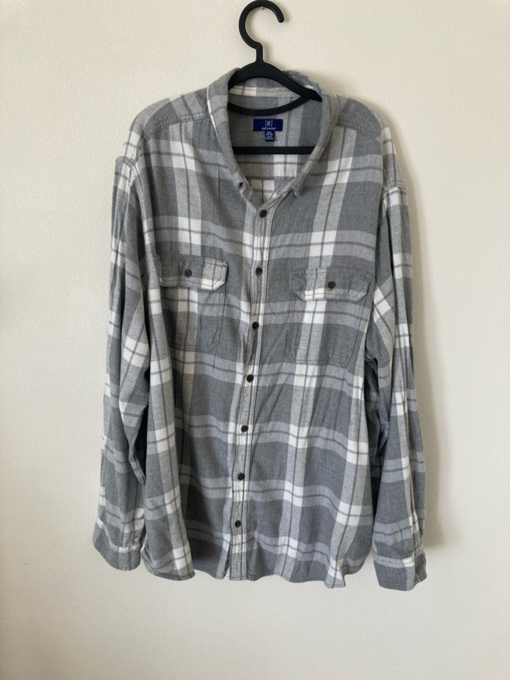 Men’s Gray Flannel Shirt